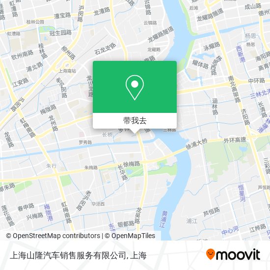 上海山隆汽车销售服务有限公司地图