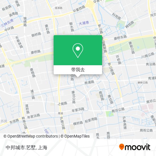 中邦城市.艺墅地图