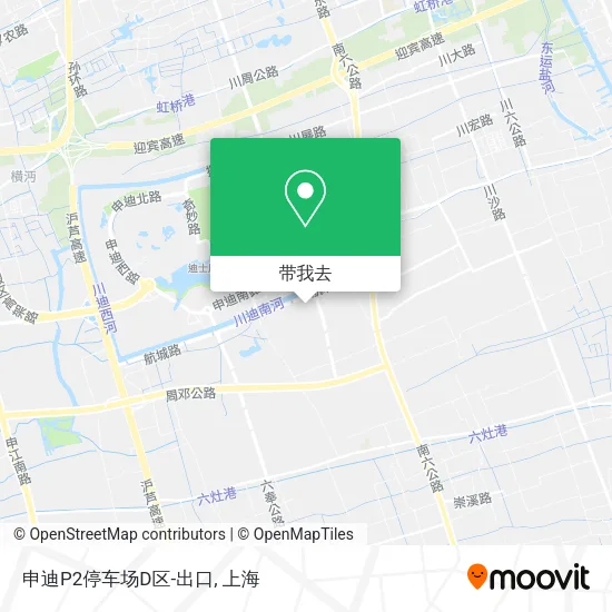 申迪P2停车场D区-出口地图
