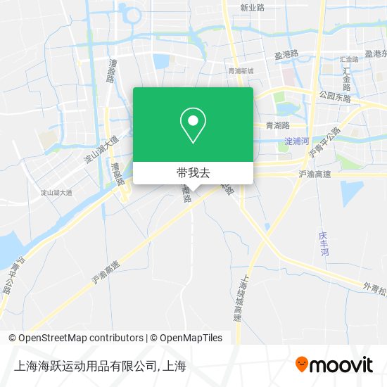 上海海跃运动用品有限公司地图