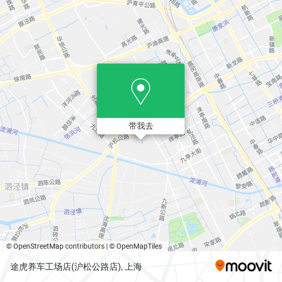 途虎养车工场店(沪松公路店)地图