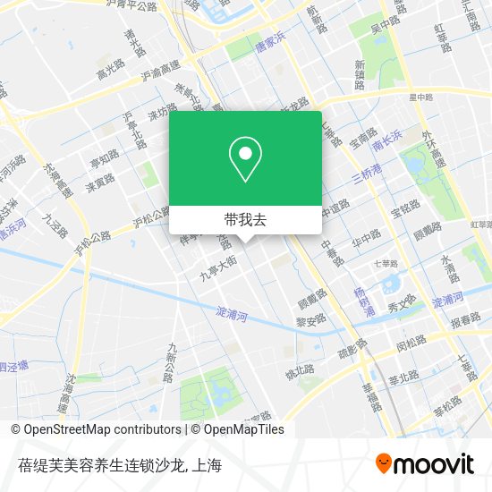 蓓缇芙美容养生连锁沙龙地图