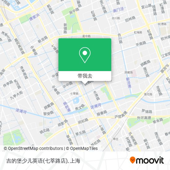 吉的堡少儿英语(七莘路店)地图