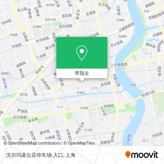 沃尔玛凌云店停车场-入口地图