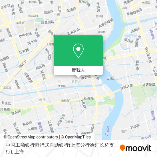 中国工商银行附行式自助银行(上海分行徐汇长桥支行)地图