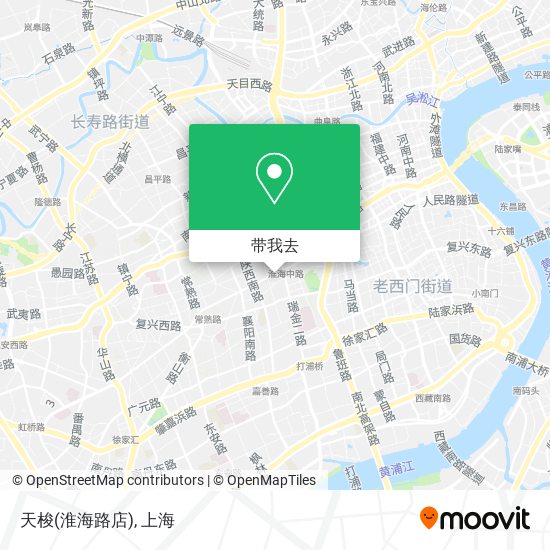 天梭(淮海路店)地图