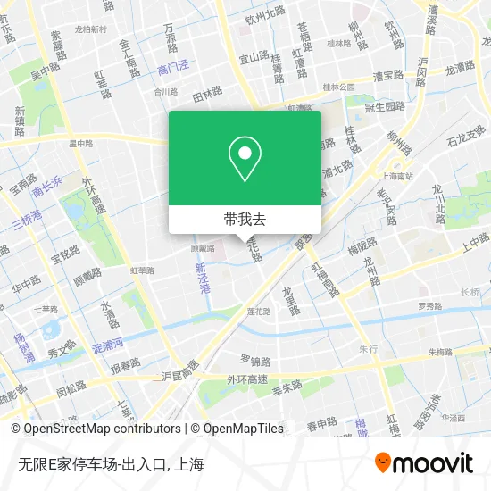 无限E家停车场-出入口地图
