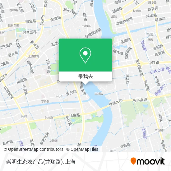 崇明生态农产品(龙瑞路)地图
