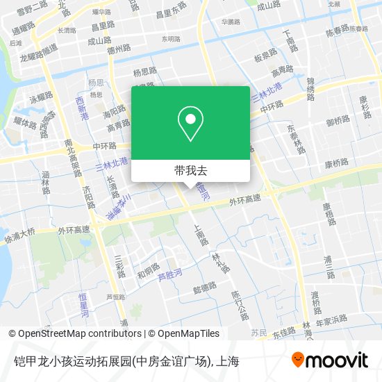 铠甲龙小孩运动拓展园(中房金谊广场)地图