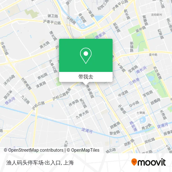 渔人码头停车场-出入口地图