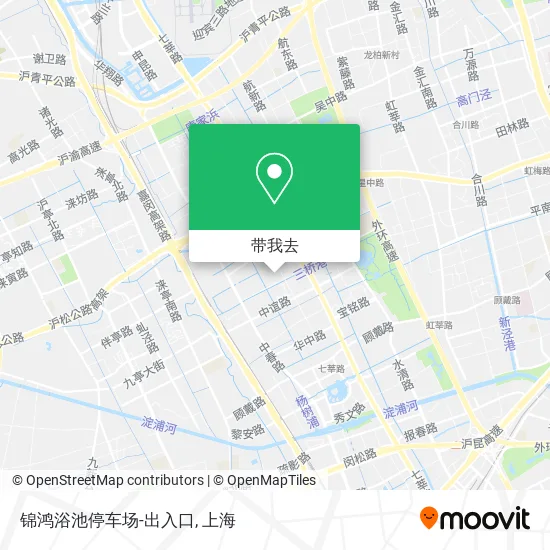 锦鸿浴池停车场-出入口地图