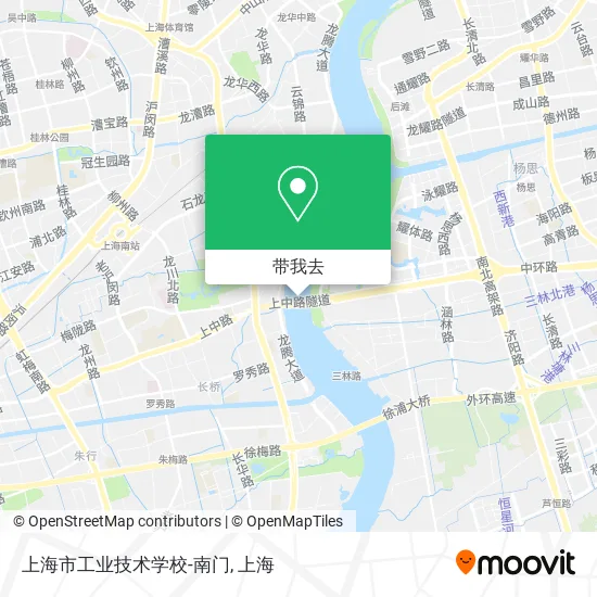 上海市工业技术学校-南门地图