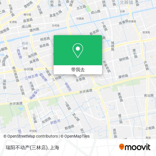 瑞阳不动产(三林店)地图