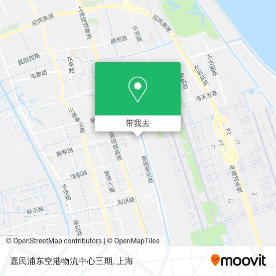 嘉民浦东空港物流中心三期地图