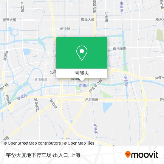 芊岱大厦地下停车场-出入口地图