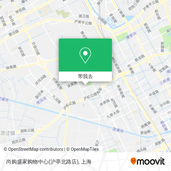 尚购盛家购物中心(沪亭北路店)地图
