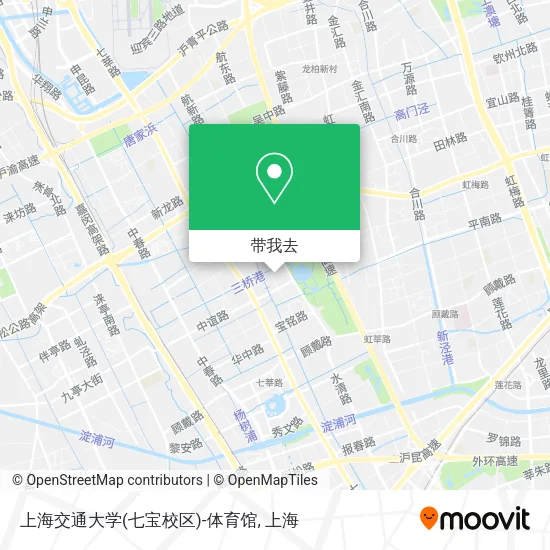 上海交通大学(七宝校区)-体育馆地图