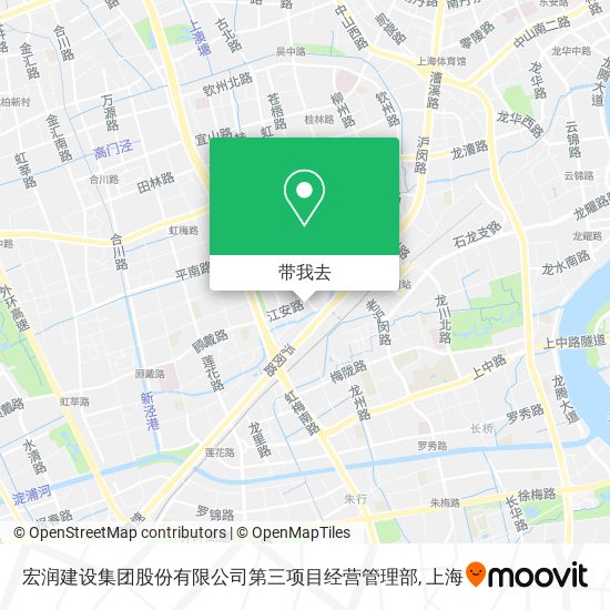 宏润建设集团股份有限公司第三项目经营管理部地图