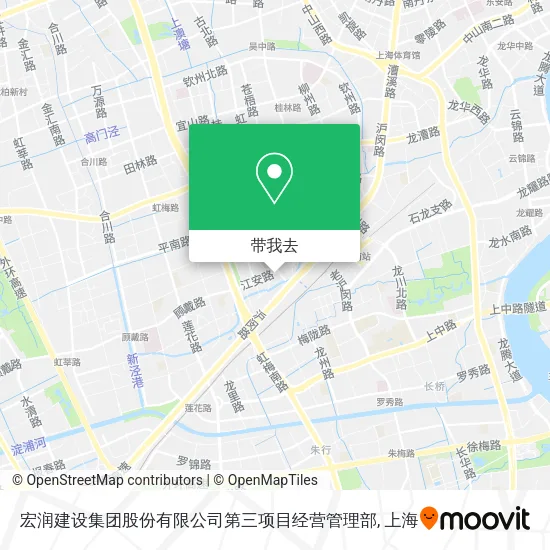 宏润建设集团股份有限公司第三项目经营管理部地图