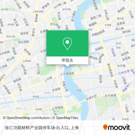 徐汇功能材料产业园停车场-出入口地图