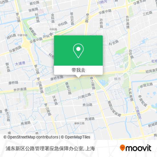 浦东新区公路管理署应急保障办公室地图