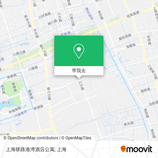 上海驿路港湾酒店公寓地图