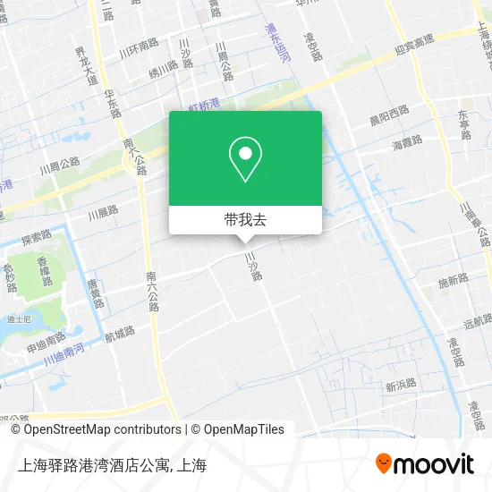 上海驿路港湾酒店公寓地图