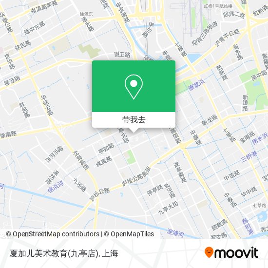 夏加儿美术教育(九亭店)地图