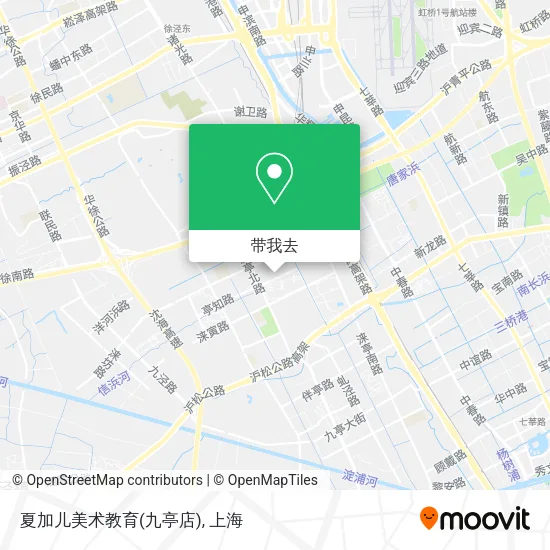 夏加儿美术教育(九亭店)地图