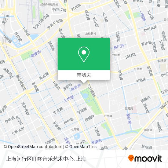 上海闵行区叮咚音乐艺术中心地图