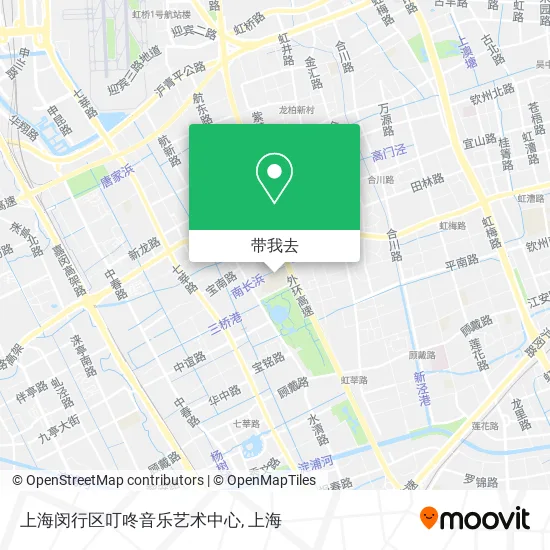 上海闵行区叮咚音乐艺术中心地图