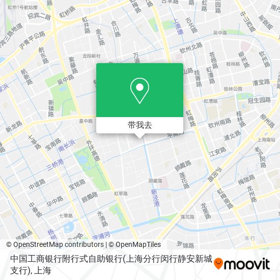 中国工商银行附行式自助银行(上海分行闵行静安新城支行)地图