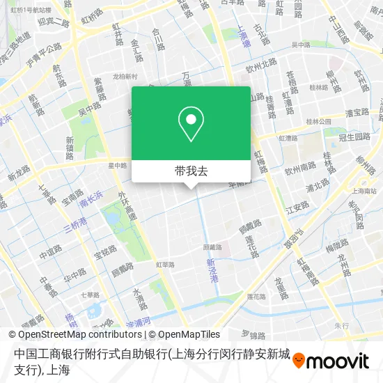 中国工商银行附行式自助银行(上海分行闵行静安新城支行)地图