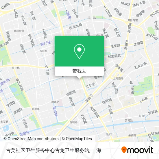 古美社区卫生服务中心古龙卫生服务站地图