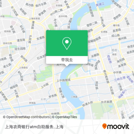 上海农商银行atm自助服务地图