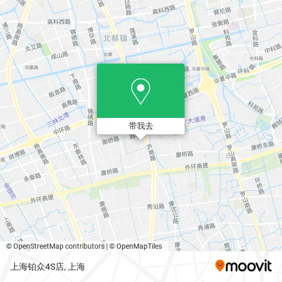 上海铂众4S店地图