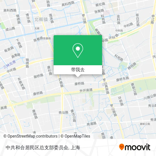 中共和合居民区总支部委员会地图