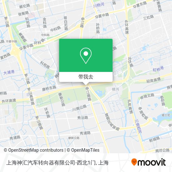 上海神汇汽车转向器有限公司-西北1门地图