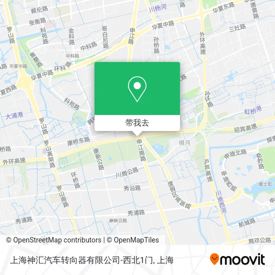 上海神汇汽车转向器有限公司-西北1门地图