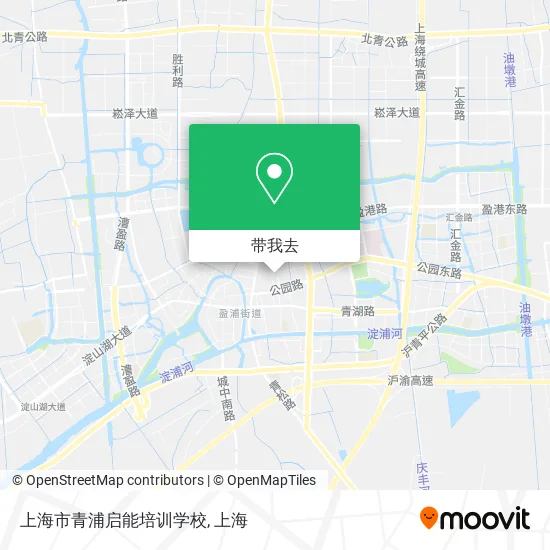 上海市青浦启能培训学校地图