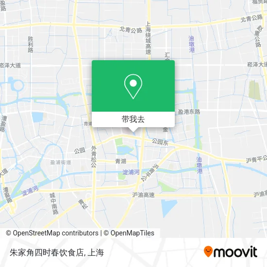 朱家角四时春饮食店地图