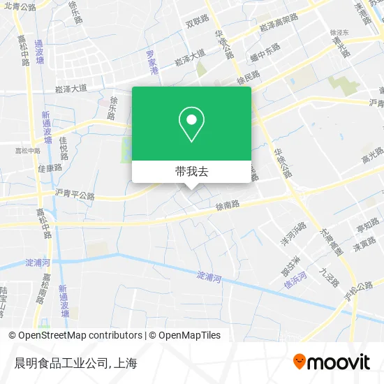 晨明食品工业公司地图