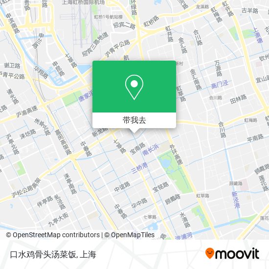 口水鸡骨头汤菜饭地图