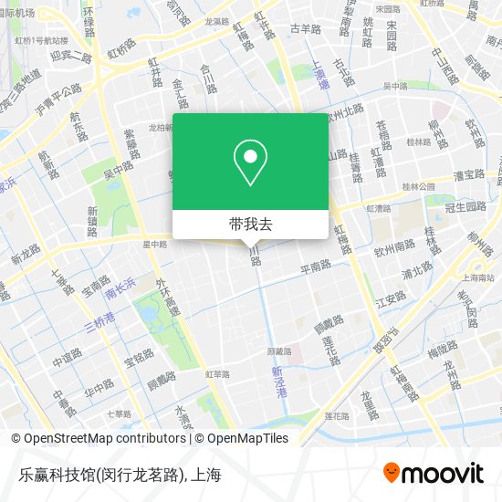 乐赢科技馆(闵行龙茗路)地图