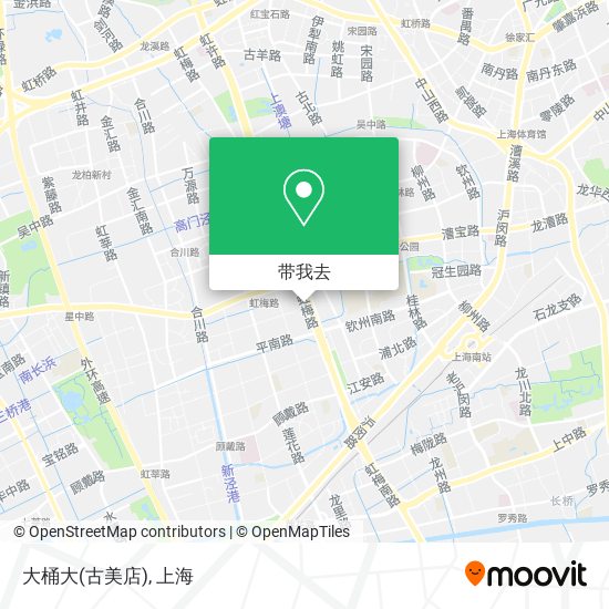 大桶大(古美店)地图