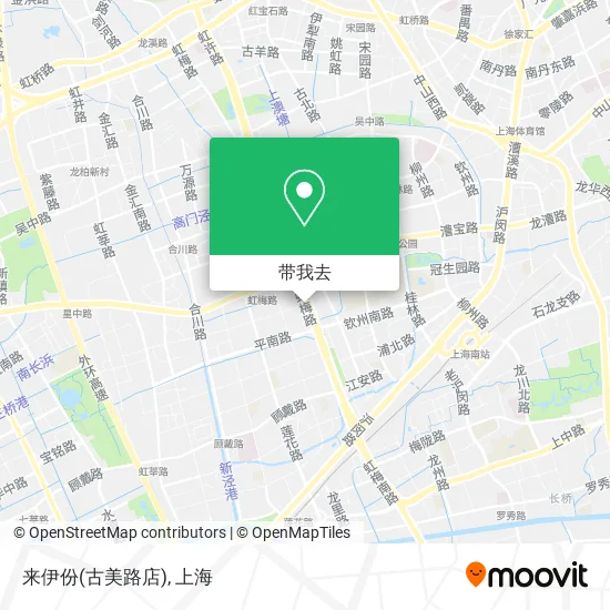 来伊份(古美路店)地图