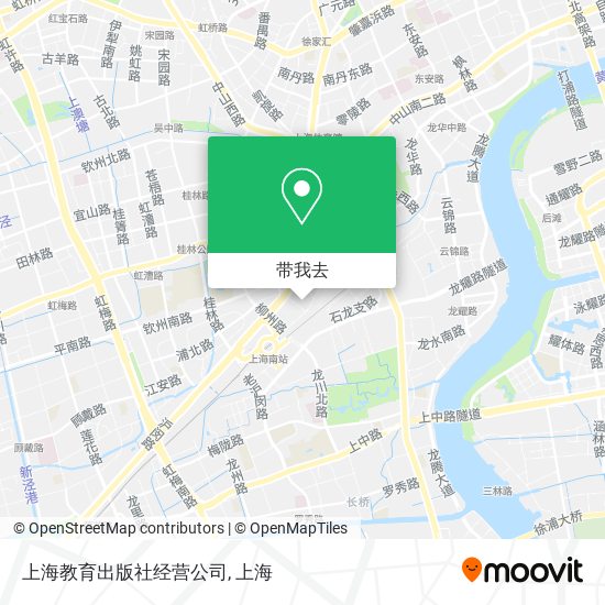 上海教育出版社经营公司地图