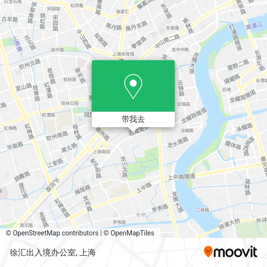 徐汇出入境办公室地图