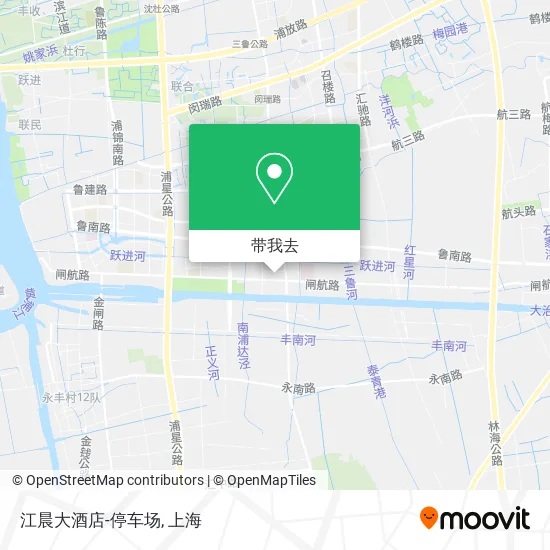 江晨大酒店-停车场地图
