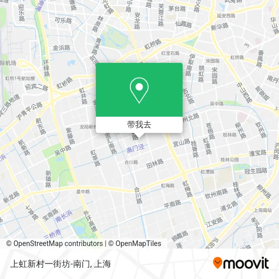 上虹新村一街坊-南门地图